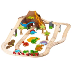 Bigjigs Houten Trein Set Dino