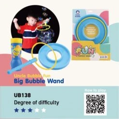 Uncle Bubble Bellenblaas Big Bubble Toverstok -Hape || BIGJIGS || Goki Verkoopwinkel image 1027