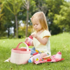 Hape Picknickset Toddler Picnic Basket -Hape || BIGJIGS || Goki Verkoopwinkel image 1032
