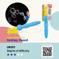 Uncle Bubble Bellenblaas Groot Fantasie Zwaard -Hape || BIGJIGS || Goki Verkoopwinkel image 1073