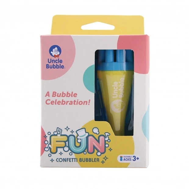 Uncle Bubble Bellenblaas Confetti Bubbels 2 Uncle Bubble Bellenblaas Confetti Bubbels - Afbeelding 2