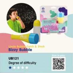 Uncle Bubble Bellenblaas Catch & Stack Bizzy Bubble Set 9 Uncle Bubble Bellenblaas Catch & Stack Bizzy Bubble Set -Hape || BIGJIGS || Goki Verkoopwinkel image 1169