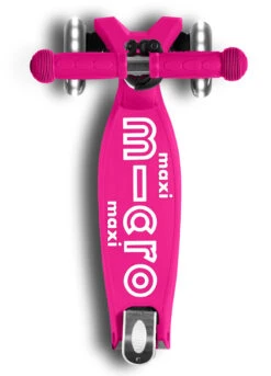 Micro Step Maxi Micro Step Deluxe Inklapbaar Neon Roze Led -Hape || BIGJIGS || Goki Verkoopwinkel image 1286