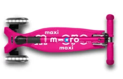 Micro Step Maxi Micro Step Deluxe Inklapbaar Neon Roze Led -Hape || BIGJIGS || Goki Verkoopwinkel image 1289