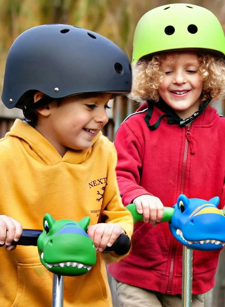 Micro Step Scootaheadz Dino Groen 2 Micro Step Scootaheadz Dino Groen - Afbeelding 2