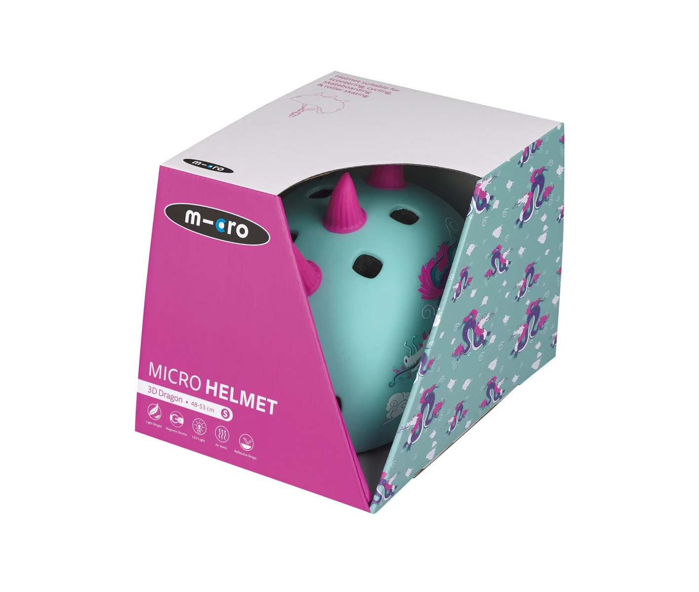 Micro Step Helm Deluxe 3D Draak 5 Micro Step Helm Deluxe 3D Draak - Afbeelding 5