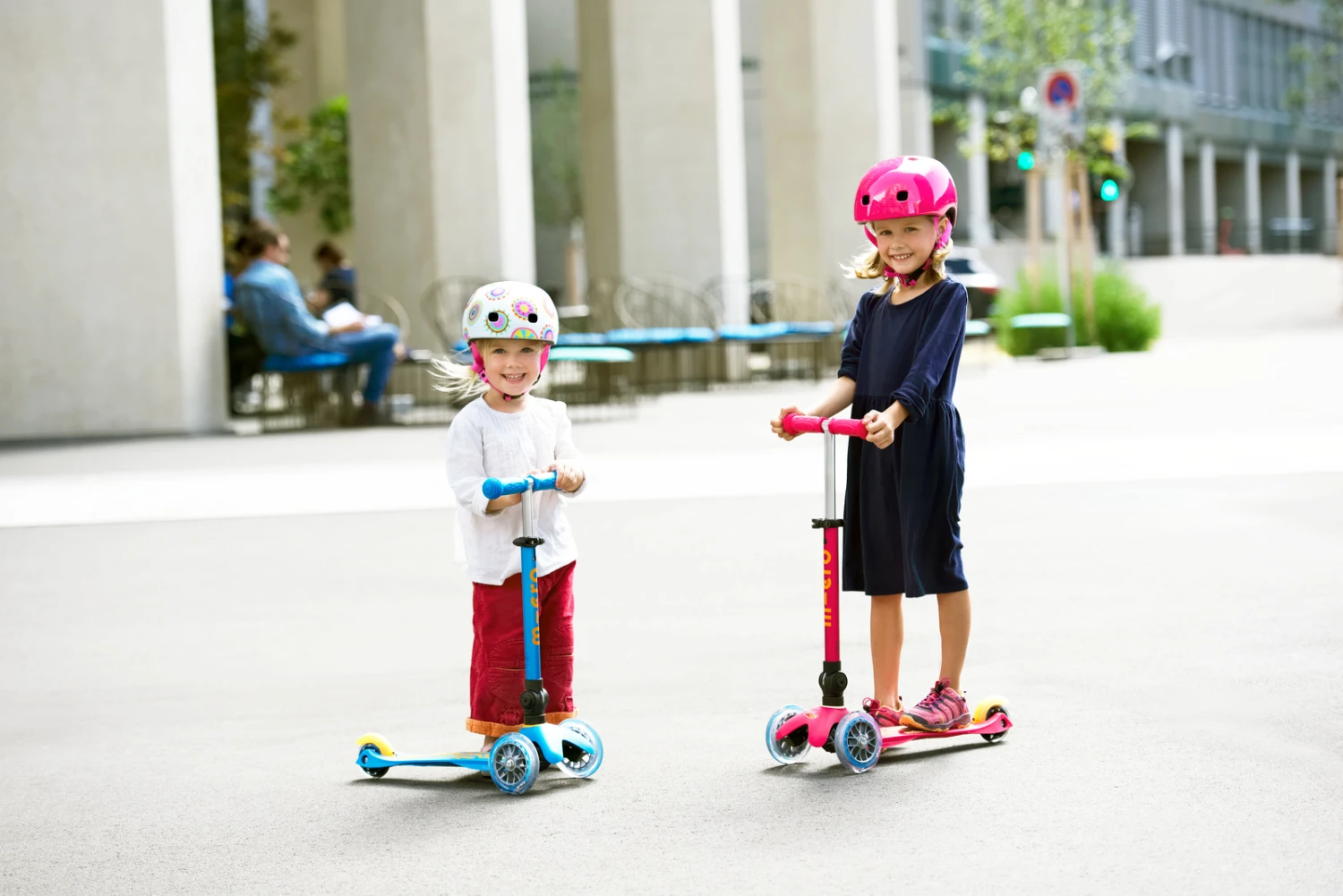 Micro Step Mini Micro Step Deluxe Inklapbaar Robijnroze 7 Micro Step Mini Micro Step Deluxe Inklapbaar Robijnroze - Afbeelding 7