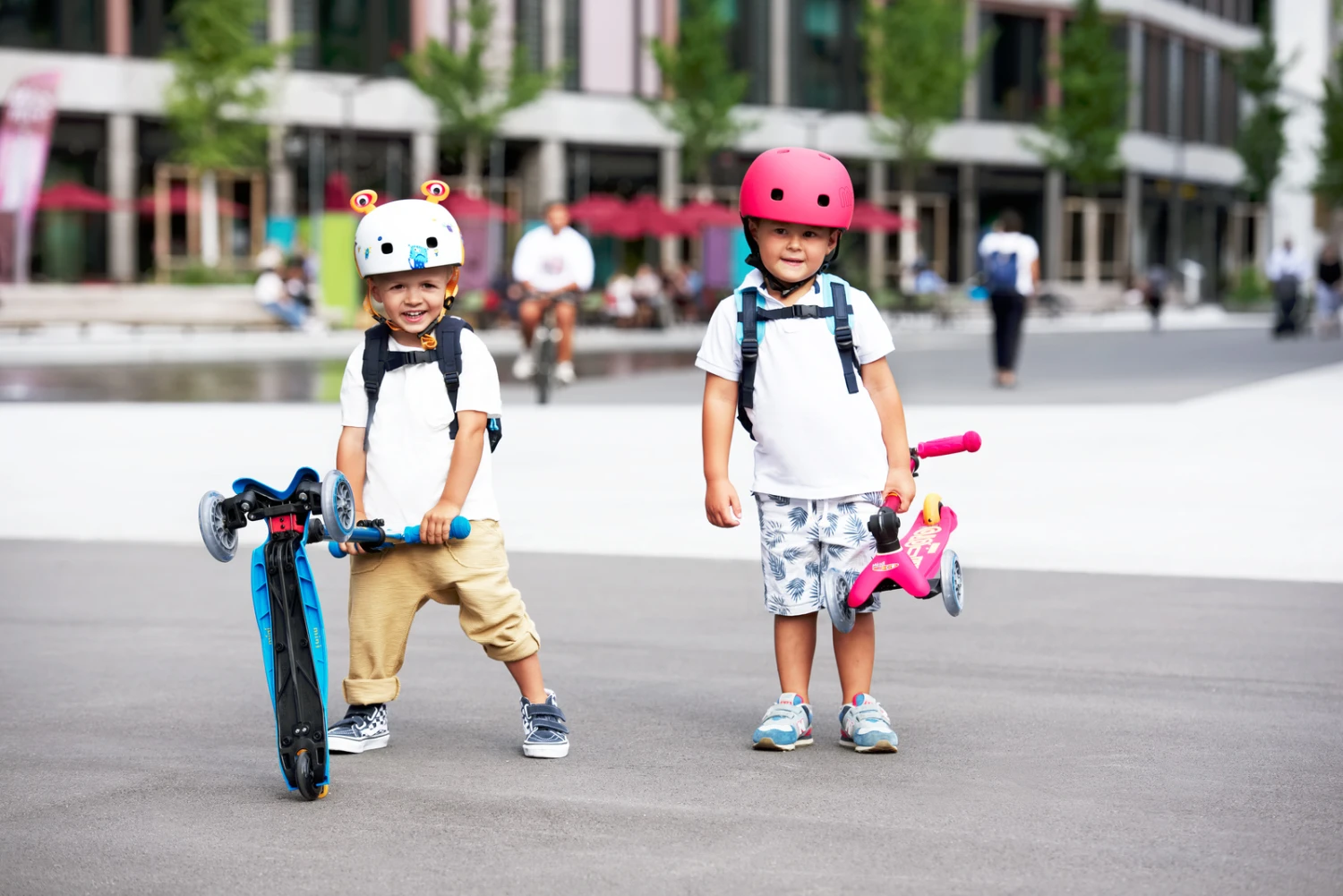 Micro Step Mini Micro Step Deluxe Inklapbaar Robijnroze 8 Micro Step Mini Micro Step Deluxe Inklapbaar Robijnroze - Afbeelding 8