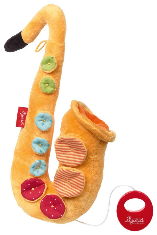 Sigikid Muziekknuffel Saxofoon 1 Sigikid Muziekknuffel Saxofoon