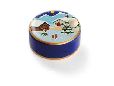 Weizenkorn Muziekdoos Boerderij Winter Hout 2 Weizenkorn Muziekdoos Boerderij Winter Hout - Afbeelding 2