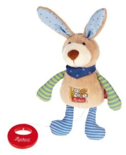 Sigikid Knuffel Haas Muziekknuffel Red Stars
