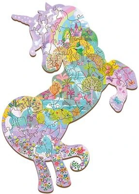 Woody Houten Puzzel Speelset Unicorn 3 Woody Houten Puzzel Speelset Unicorn - Afbeelding 3
