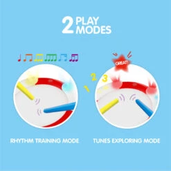 Hape Drum Learn With Lights -Hape || BIGJIGS || Goki Verkoopwinkel image 1705