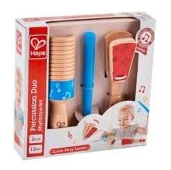 Hape Percussie Set 2-delig -Hape || BIGJIGS || Goki Verkoopwinkel image 1722
