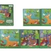 Scratch Magneet Puzzelboek Bosdieren