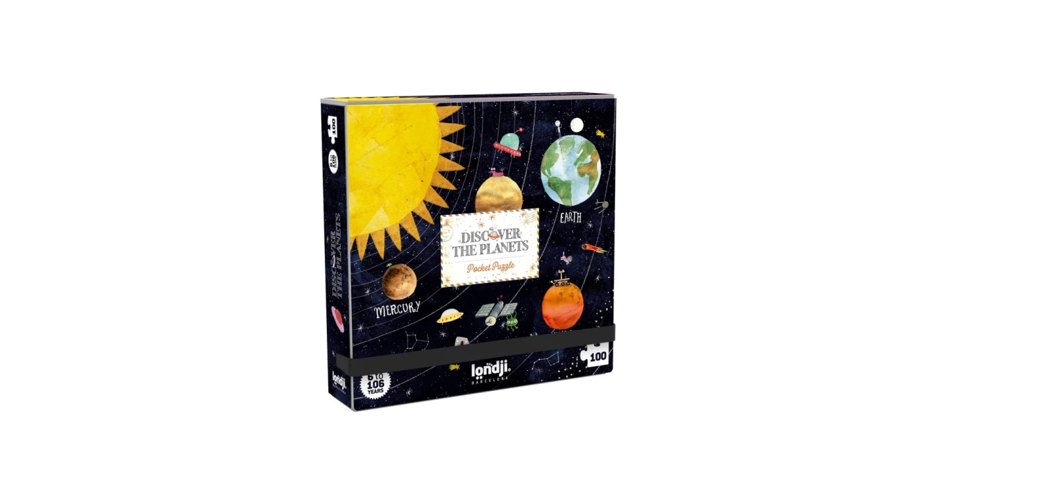 Londji Pocket Puzzel Discover The Planets 100 Pcs 1 Londji Pocket Puzzel Discover The Planets 100 Pcs