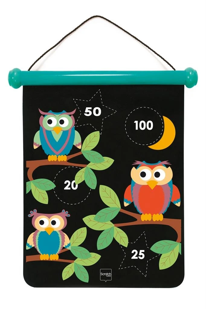 Scratch Magnetisch Dart Spel Uil 2 Scratch Magnetisch Dart Spel Uil - Afbeelding 2