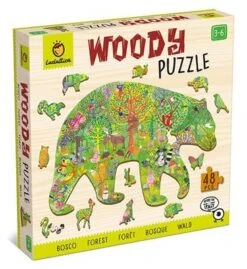 Woody Houten Puzzel Speelset Bos