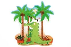 Scratch Contour Puzzel Dino 36 Pcs
