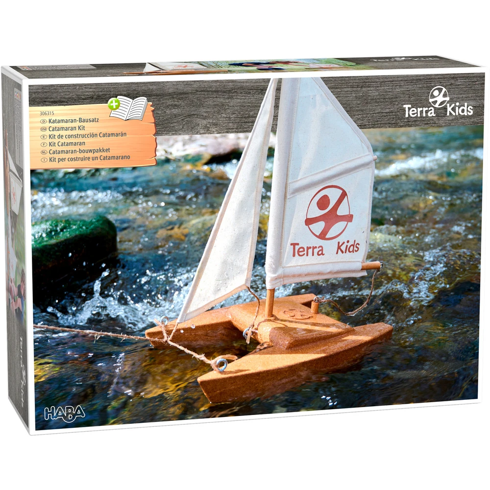 Haba Terra Kids - Catamaran-bouwpakket 6 Haba Terra Kids - Catamaran-bouwpakket - Afbeelding 6