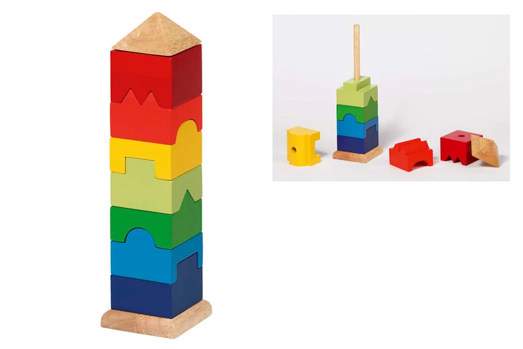 GOKI Stapeltoren Hout 1 GOKI Stapeltoren Hout