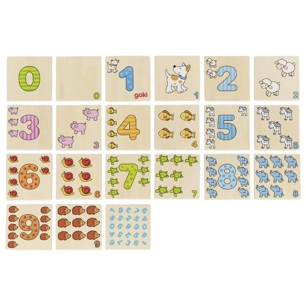 GOKI Memory Leren Tellen 1 GOKI Memory Leren Tellen