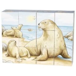 GOKI Blokkenpuzzel Australische Dieren Hout 12pcs -Hape || BIGJIGS || Goki Verkoopwinkel image 47
