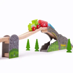 Bigjigs Trein Brug Bronto Riser