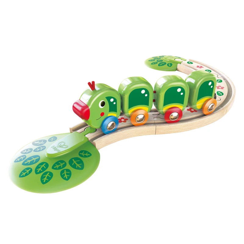Hape Trein Rups Caterpillar Train Set 1 Hape Trein Rups Caterpillar Train Set