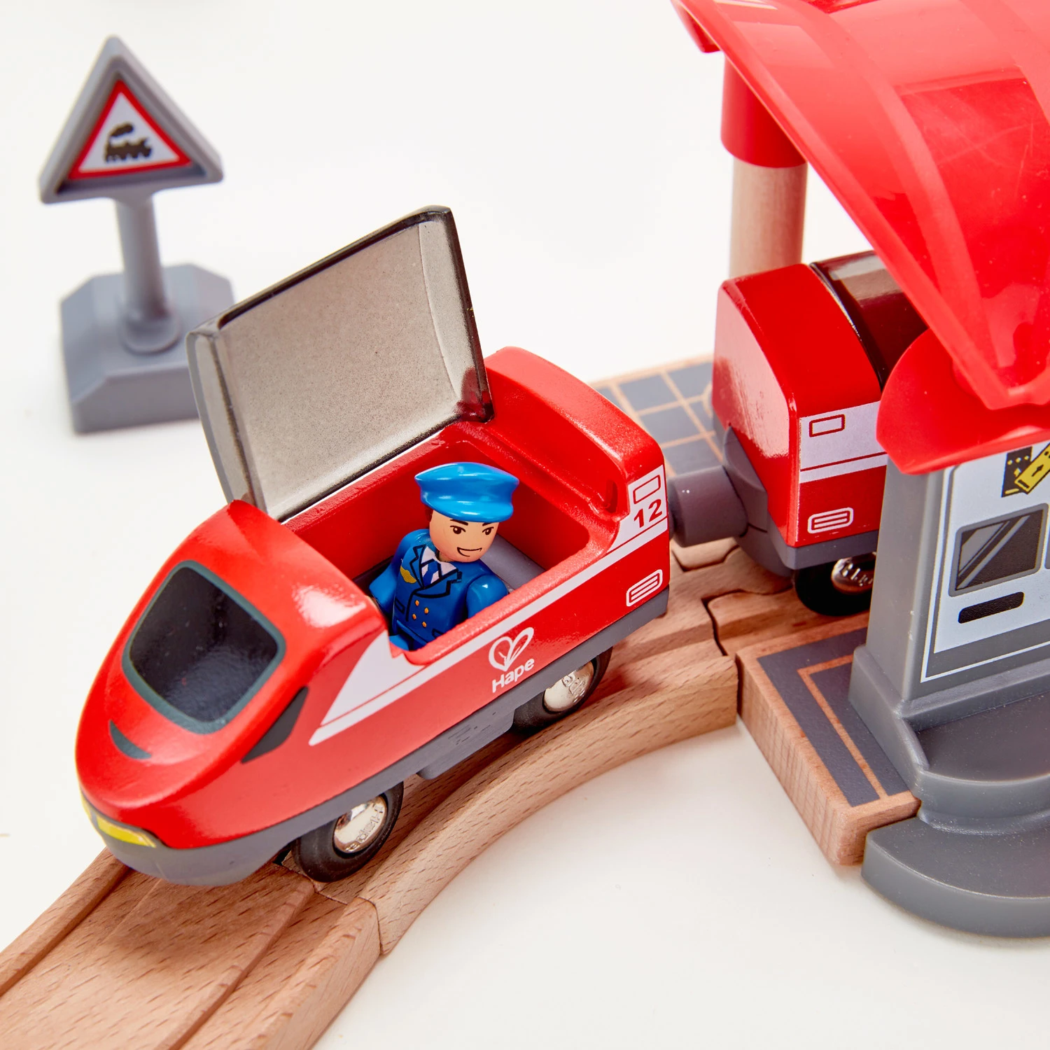 Hape Treinset Busy City Rail 2 Hape Treinset Busy City Rail - Afbeelding 2
