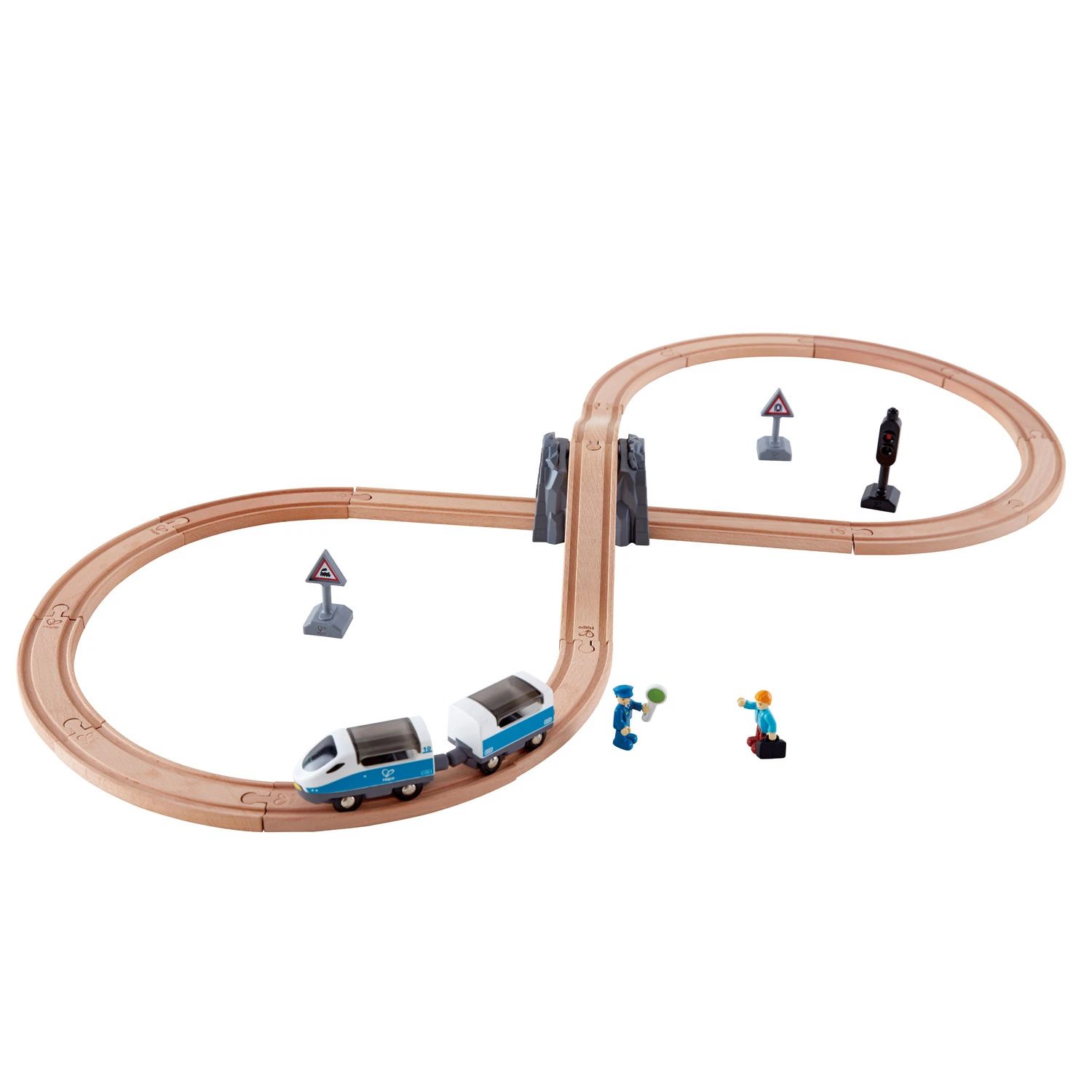 Hape Treinset Safety Set Met Achtvormig Spoor 1 Hape Treinset Safety Set Met Achtvormig Spoor