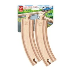 Hape Spoorbaan Uitbreiding Bocht Lang 4-delig