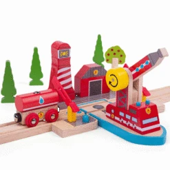 Bigjigs Trein Uitbreiding Fire Sea Rescue -Hape || BIGJIGS || Goki Verkoopwinkel image 73