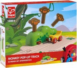 Hape Spoordeel Monkey Pop-Up Track -Hape || BIGJIGS || Goki Verkoopwinkel image 757