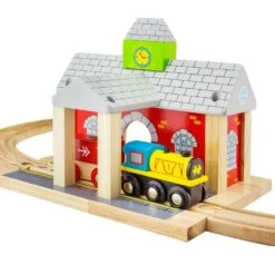 Bigjigs Treinstation Classic -Hape || BIGJIGS || Goki Verkoopwinkel image 785