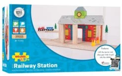 Bigjigs Treinstation Classic -Hape || BIGJIGS || Goki Verkoopwinkel image 787