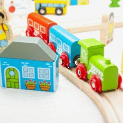 Bigjigs Houten Trein Set Town And Country -Hape || BIGJIGS || Goki Verkoopwinkel image 82