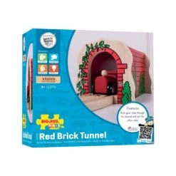 Bigjigs Spoortunnel Rood -Hape || BIGJIGS || Goki Verkoopwinkel image 820