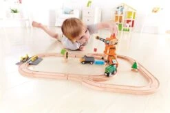 Hape Spoorbaan Uitbreiding Grote Kraan Met Vrachtwagen 6 Hape Spoorbaan Uitbreiding Grote Kraan Met Vrachtwagen -Hape || BIGJIGS || Goki Verkoopwinkel image 827