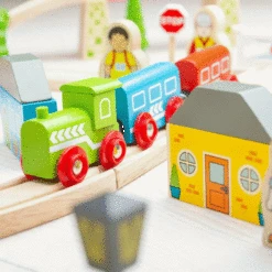 Bigjigs Houten Trein Set Town And Country -Hape || BIGJIGS || Goki Verkoopwinkel image 86
