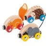 Hape Trein Met Bosdieren Tactile Animal Train