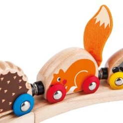 Hape Trein Met Bosdieren Tactile Animal Train -Hape || BIGJIGS || Goki Verkoopwinkel image 876