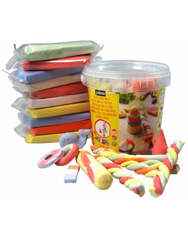 Pebeo Stoepkrijtklei 1 Pebeo Stoepkrijtklei