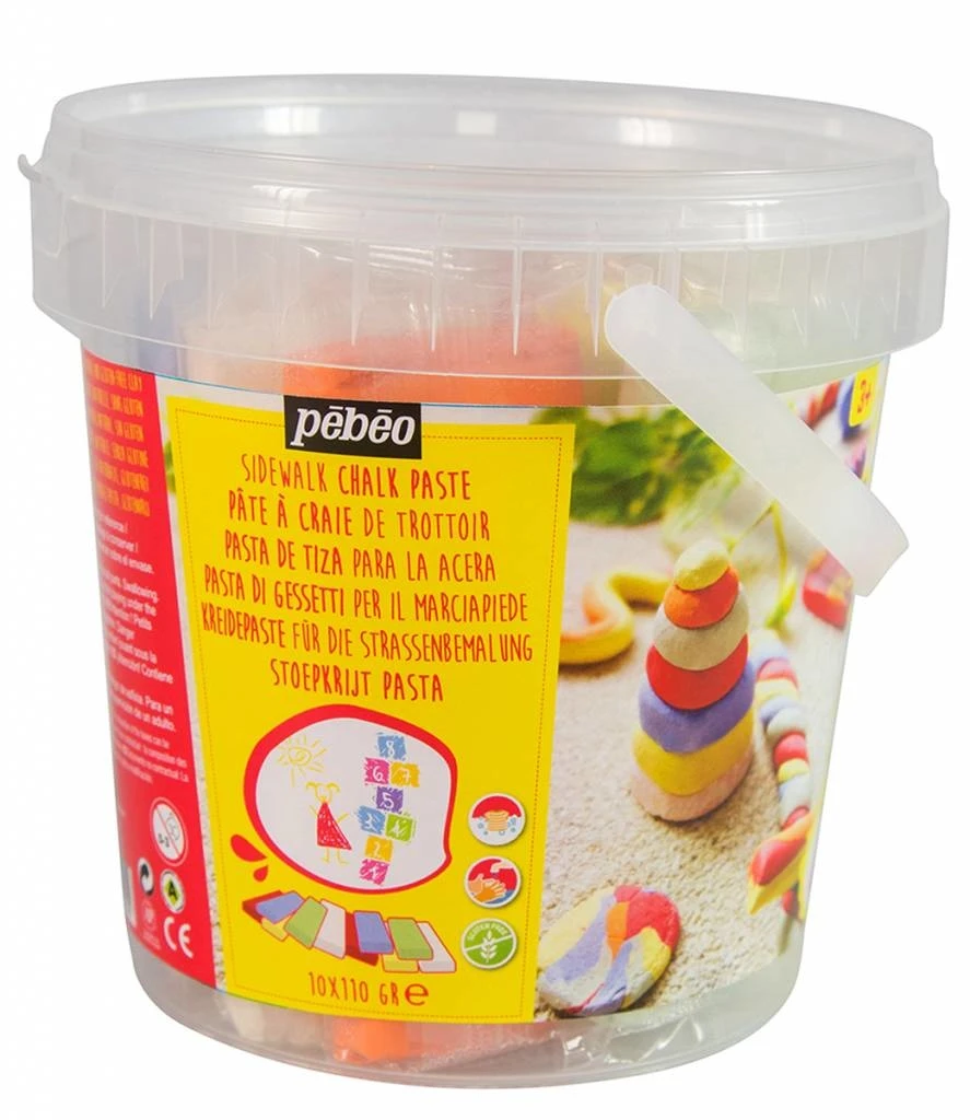 Pebeo Stoepkrijtklei 3 Pebeo Stoepkrijtklei - Afbeelding 3